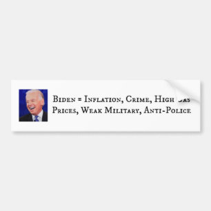 Adesivo Para Carro Biden- Inflation, Crime, High Gas Prices