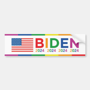 Adesivo Para Carro Biden LGBT 2024
