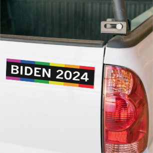 Adesivo Para Carro Biden LGBT 2024