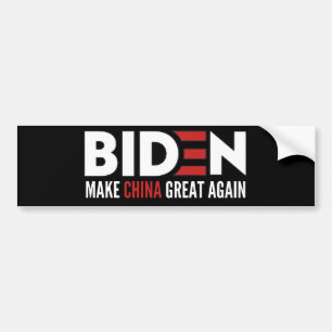 Adesivo Para Carro Biden Torna A China Excelente Novamente