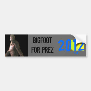ADESIVO PARA CARRO BIGFOOT PARA O PRESIDENTE 2012
