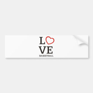 Adesivo Para Carro bigLOVE-basketball.