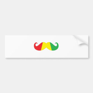 Adesivo Para Carro bigode da reggae