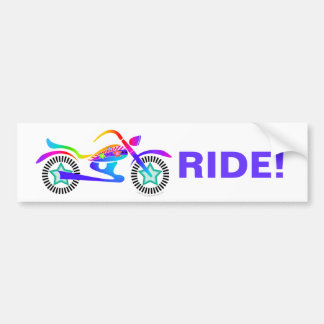 Adesivo Para Carro Biker de motocicleta Bumper Sticker