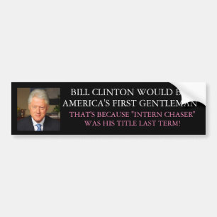 ADESIVO PARA CARRO BILL CLINTON