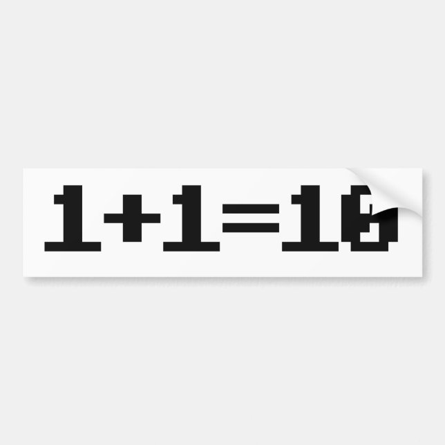 Adesivo Para Carro Binário (Frente)