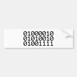 ADESIVO PARA CARRO BINARY BRO