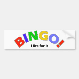 Adesivo Para Carro Bingo