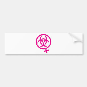 Adesivo Para Carro bio femme do perigo
