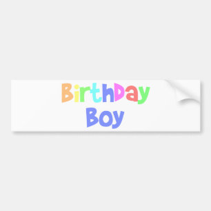 Adesivo Para Carro Birthday Boy