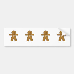 Adesivo Para Carro Biscoito de Natal do GingerBread