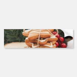 Adesivo Para Carro Biscoitos de pão-de-gengala