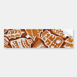 Adesivo Para Carro Biscoitos de pão de Natal