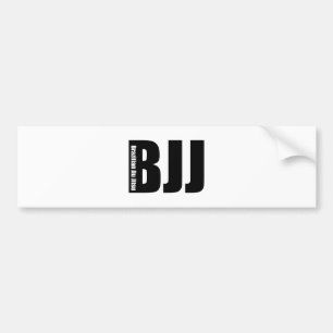 Adesivo Para Carro BJJ - Brasileiro Jiu Jitsu