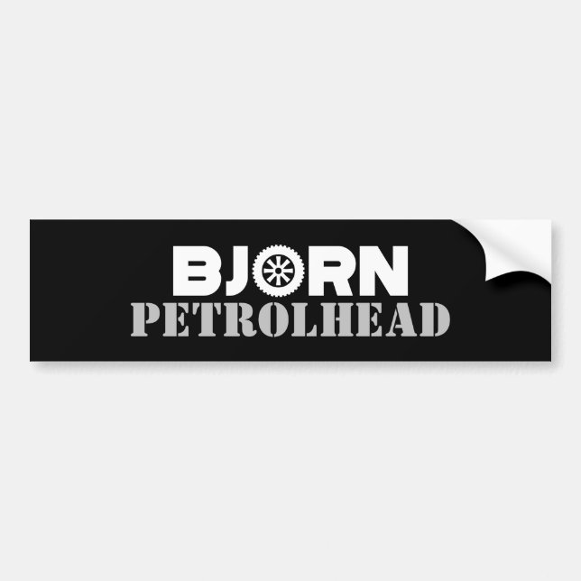 Adesivo Para Carro Bjorn Petrolhead Bumper Sticker (Frente)