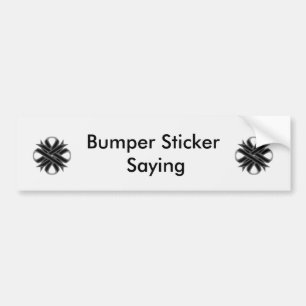 Adesivo Para Carro Black Clover Ribbon por Kenneth Yoncich