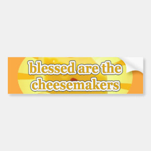 ADESIVO PARA CARRO BLESSED É OS AMANTES DO QUEIJO DOS QUEIJEIROS