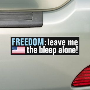 Adesivo Para Carro Bloqueio de Liberdade (sinalizador v.2 escuro)
