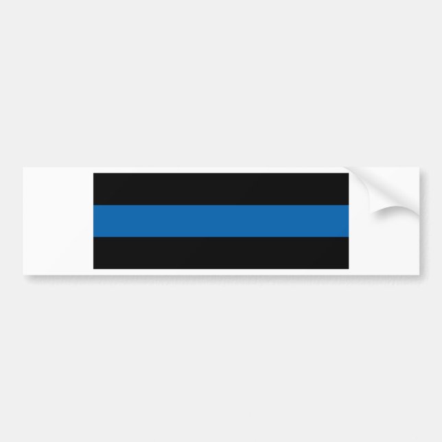 Adesivo Para Carro Blue Line fino (Frente)