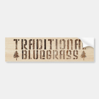 Adesivo Para Carro Bluegrass Tradicional Na Madeira