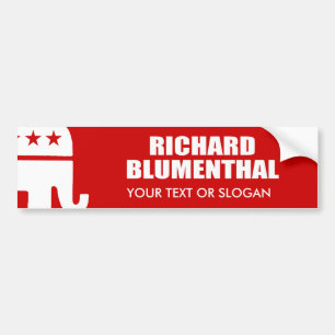 ADESIVO PARA CARRO BLUMENTHAL DE RICHARD PARA O SENADO