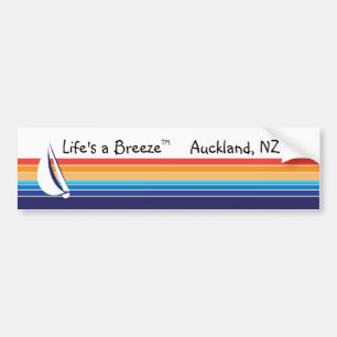Adesivo Para Carro Boat Color Square_Life é um Breeze™_Auckland, NZ