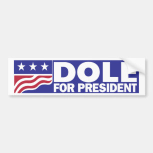 Adesivo Para Carro Bob Dole 1996 para o presidente
