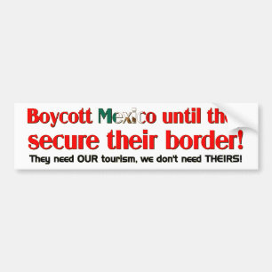 Adesivo Para Carro Boicote México