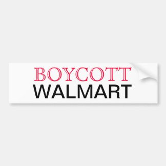 Adesivo Para Carro Boicote Walmart
