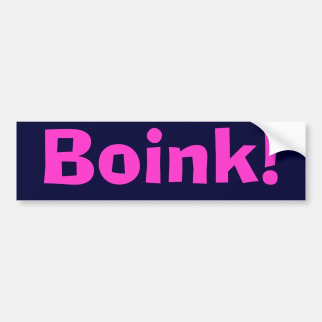Adesivo Para Carro Boink! (Frente)