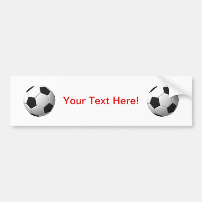 Adesivo Para Carro Bola de futebol: (Frente)