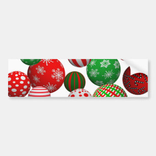 Adesivo Para Carro Bolas de Natal