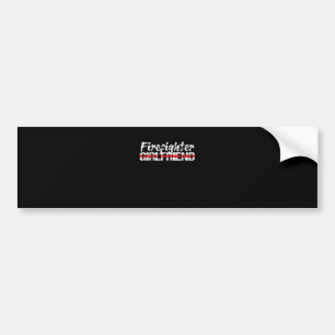 Adesivo Para Carro Bombeiro Namorada Thin Red Line