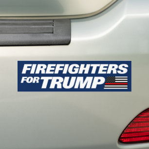 Adesivo Para Carro Bombeiros Para Trump 2024