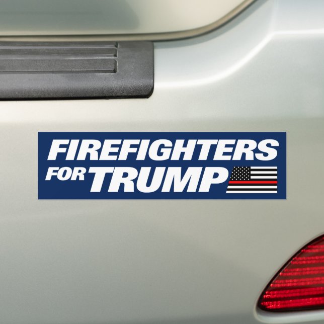 Adesivo Para Carro Bombeiros Para Trump 2024 (No carro)