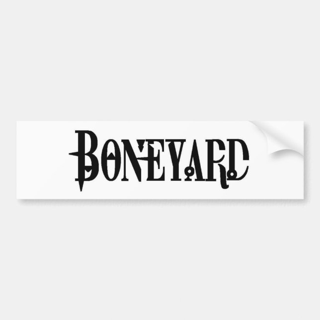 Adesivo Para Carro Boneyard - logotipo (Frente)