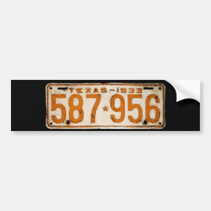 Adesivo Para Carro Bonnie & Clyde License Plate