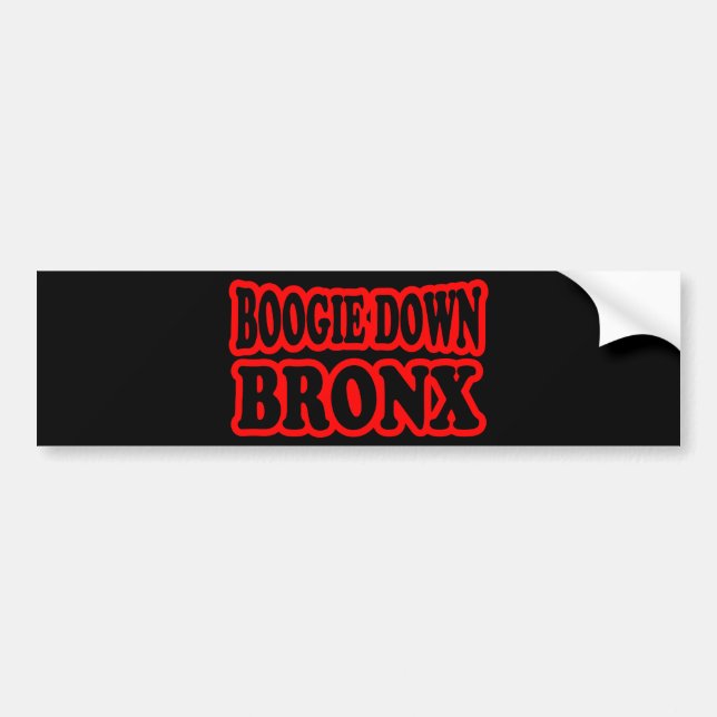 Adesivo Para Carro Boogie Down Bronx, Nova Iorque (Frente)