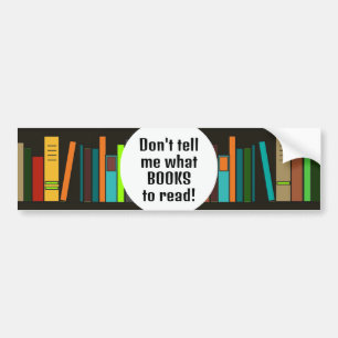 Adesivo Para Carro Books Design Bumper Sticker