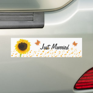 Adesivo Para Carro Borboleta BumperSticker do girassol do recem