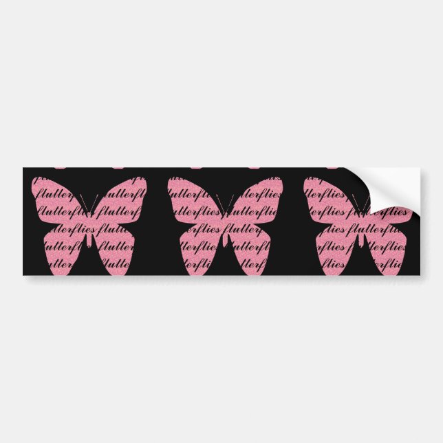Adesivo Para Carro Borboleta de Flutterfly (Frente)