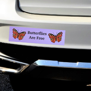 Adesivo Para Carro Borboleta Monarca Vívida bonito Roxo