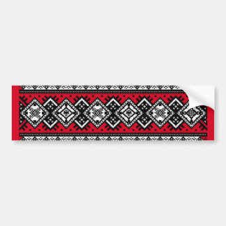 Adesivo Para Carro Bordado vermelho