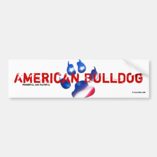 Adesivo Para Carro Bordador American Bulldog