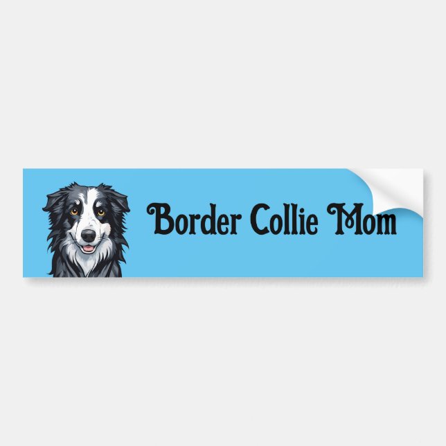 Adesivo Para Carro Border Collie (Frente)