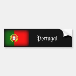Adesivo Para Carro Bordo Negro de Bandeira Portugal