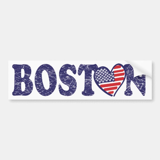 Adesivo Para Carro Boston Love (Frente)