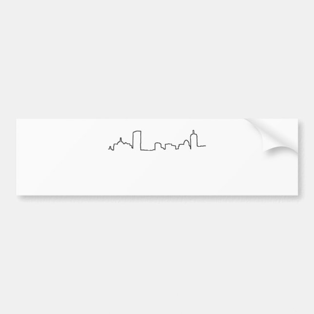 Adesivo Para Carro Boston - skyline (Frente)