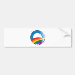 Adesivo Para Carro Botão do orgulho de Obama