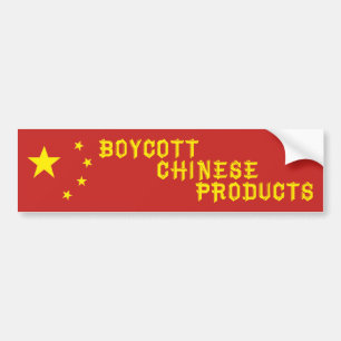 Adesivo Para Carro Boycott Chinese Products